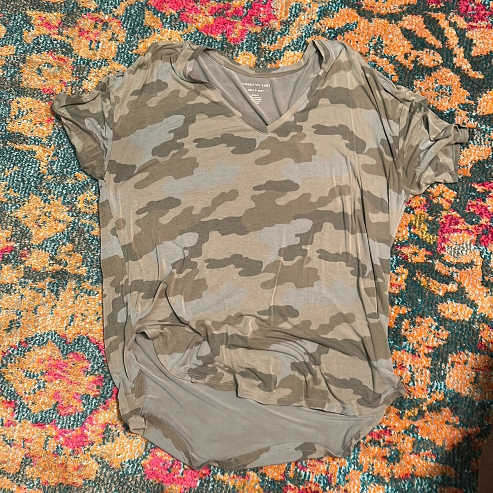 Short sleeve cammo tee
